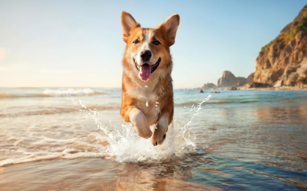 Cliente satisfecho con mascota